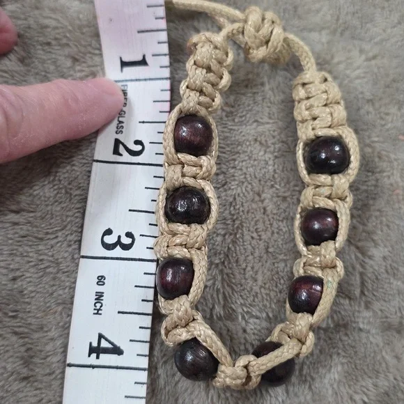 Variety Jewelry Bundle(6) Necklace Bracelets Earring Wooden Jute Stylish GUC - Picture 10 of 15